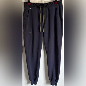 FIGS Quiet Navy Jogger Scrub Pants Size L/T